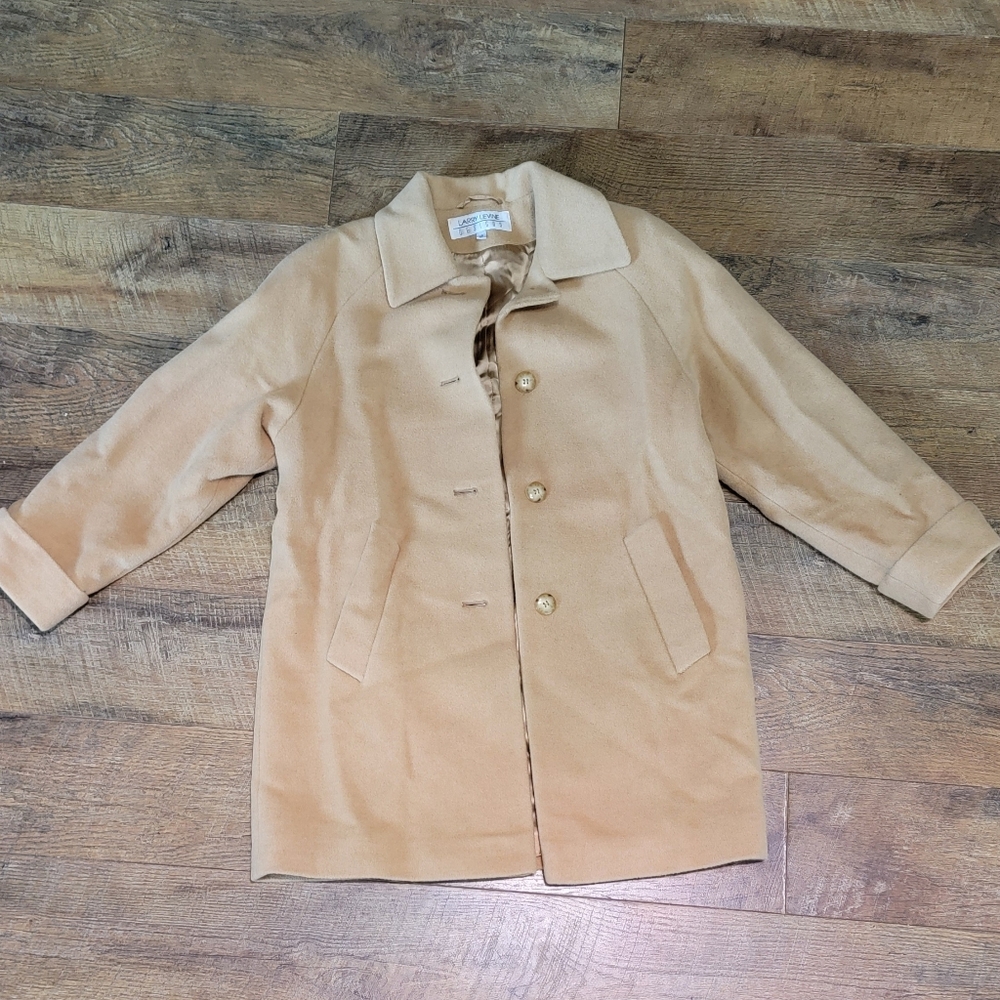 Larry Levine Camel Hair Coat